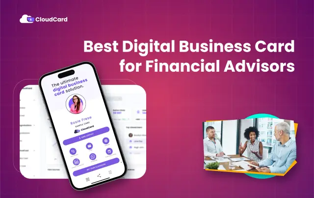 best digital business card for financial advisors