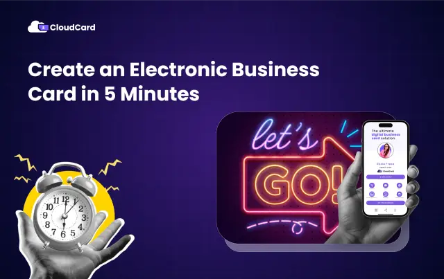How to Create an Electronic Business Card in 5 Minutes